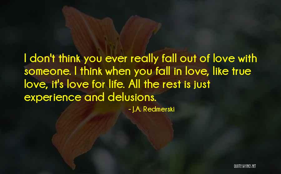 When You Love Someone You Don't Quotes By J.A. Redmerski When You Love Someone You Don't Quotes By J.A. Redmerski