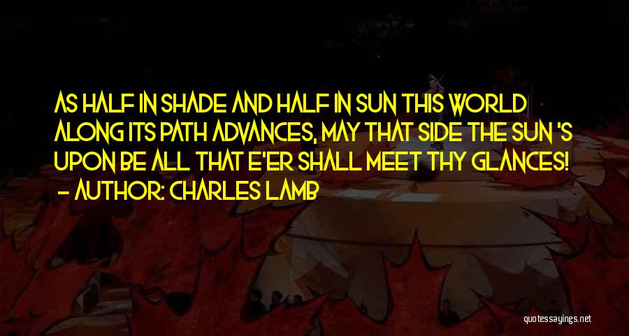 When You Meet Your Other Half Quotes By Charles Lamb