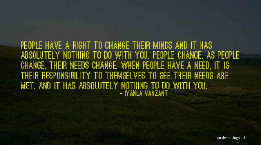 When You Need A Change Quotes By Iyanla Vanzant