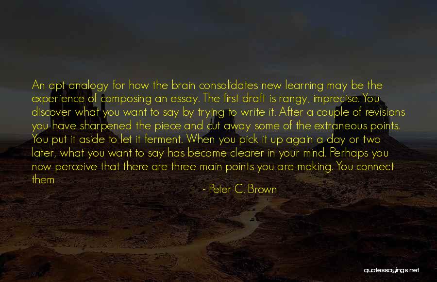 When You Put Your Mind To It Quotes By Peter C. Brown When You Put Your Mind To It Quotes By Peter C. Brown