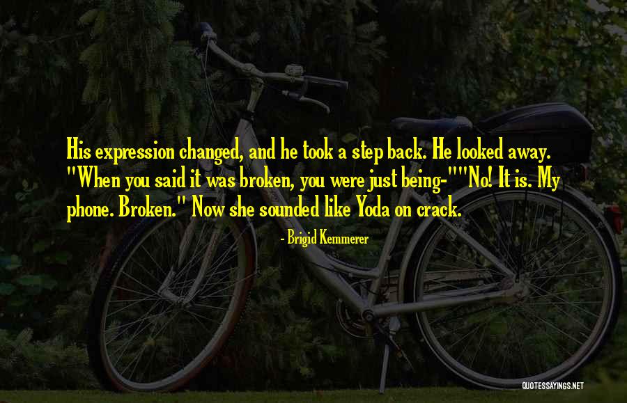 When You Step Back Quotes By Brigid Kemmerer When You Step Back Quotes By Brigid Kemmerer