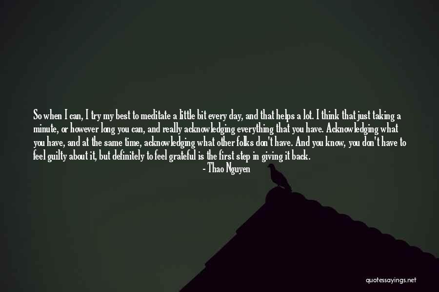When You Step Back Quotes By Thao Nguyen When You Step Back Quotes By Thao Nguyen