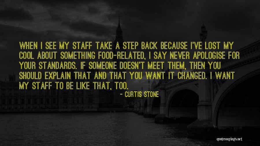 When You Take A Step Back Quotes By Curtis Stone