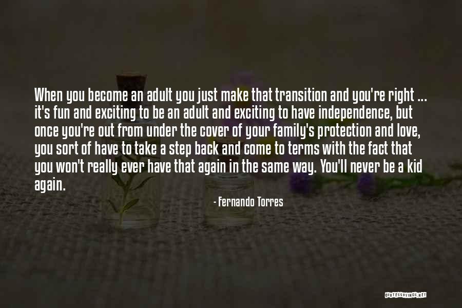 When You Take A Step Back Quotes By Fernando Torres