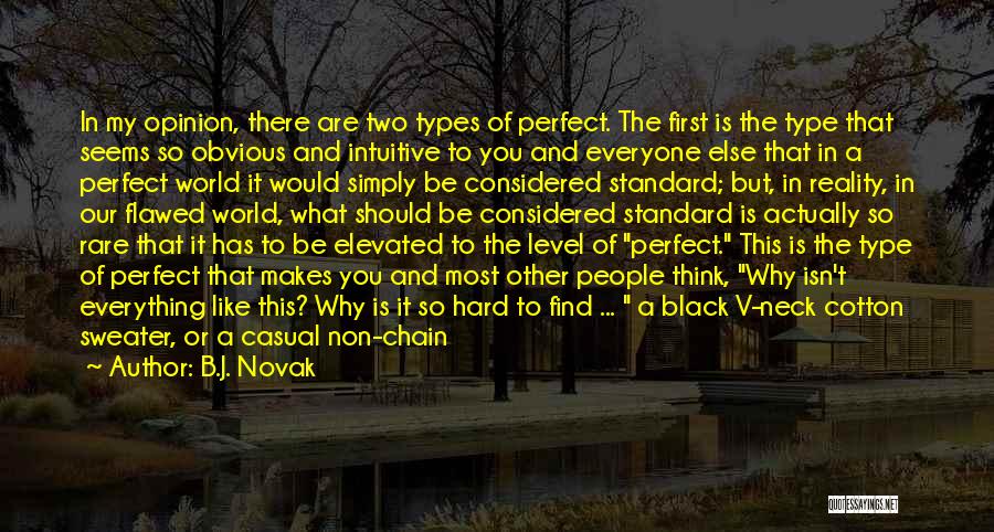 When You Think Everything Is Perfect Quotes By B.J. Novak