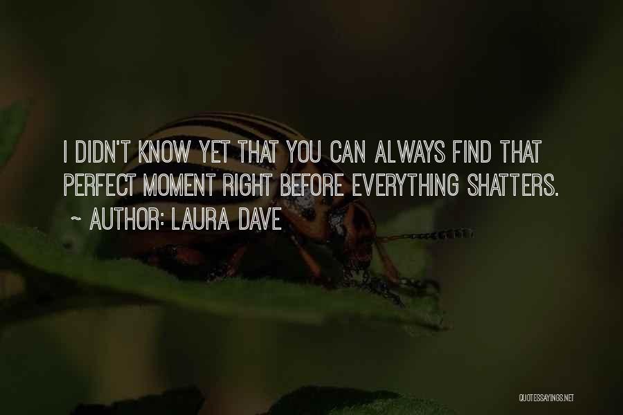 When You Think Everything Is Perfect Quotes By Laura Dave