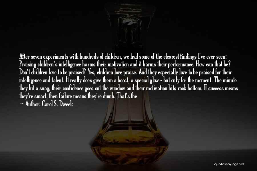 When You Think You've Hit Rock Bottom Quotes By Carol S. Dweck