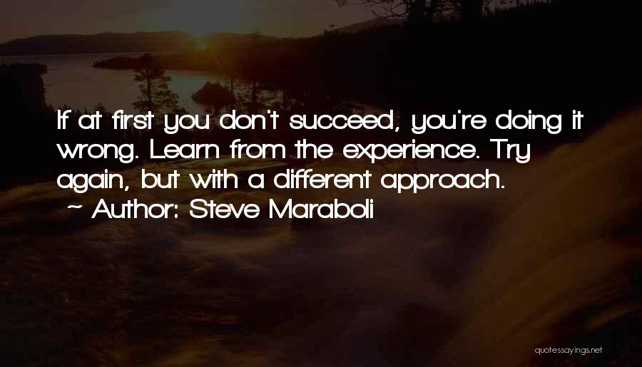 When You Try Your Best But You Don't Succeed Quotes By Steve Maraboli