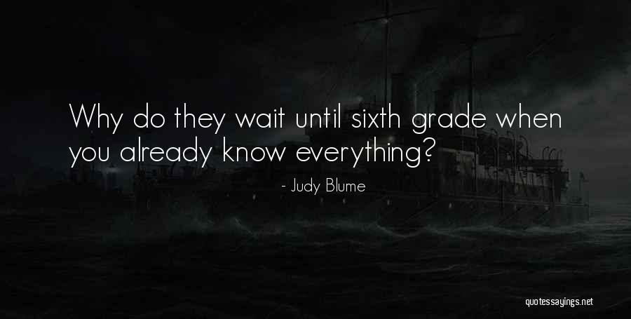 When You Wait Quotes By Judy Blume