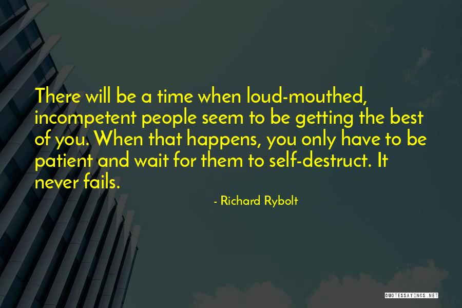 When You Wait Quotes By Richard Rybolt