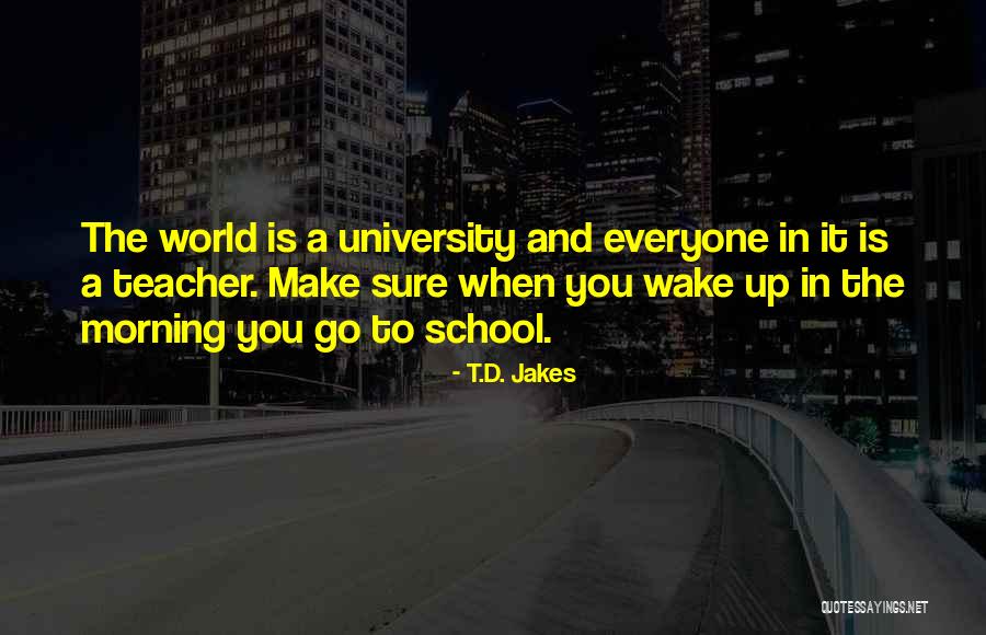 When You Wake Up In The Morning Quotes By T.D. Jakes When You Wake Up In The Morning Quotes By T.D. Jakes