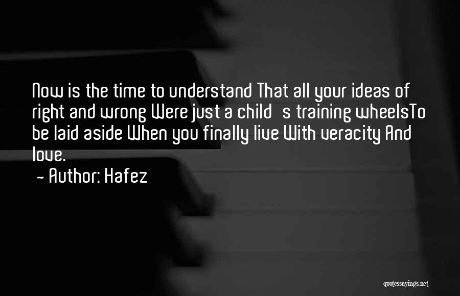 When You Were A Child Quotes By Hafez