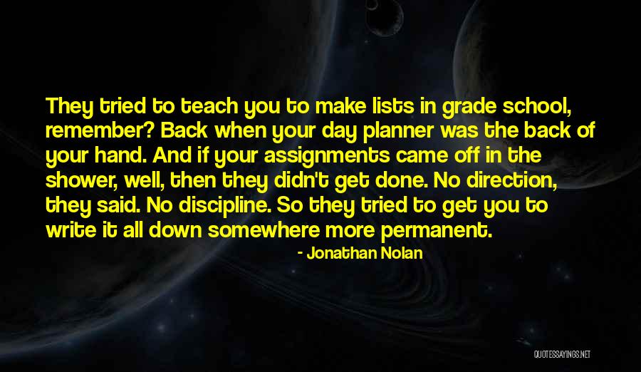 When Your Done Quotes By Jonathan Nolan When Your Done Quotes By Jonathan Nolan