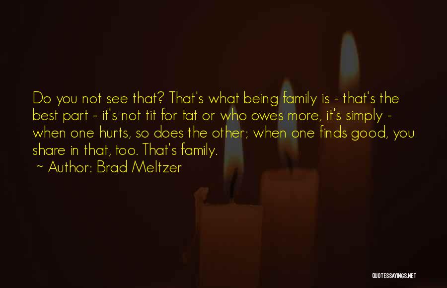 When Your Family Hurts You Quotes By Brad Meltzer