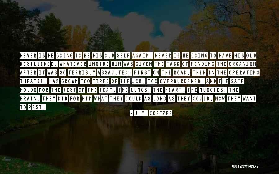 When Your Heart Is Tired Quotes By J.M. Coetzee When Your Heart Is Tired Quotes By J.M. Coetzee