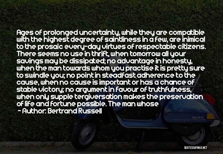 When Your Not Sure Quotes By Bertrand Russell