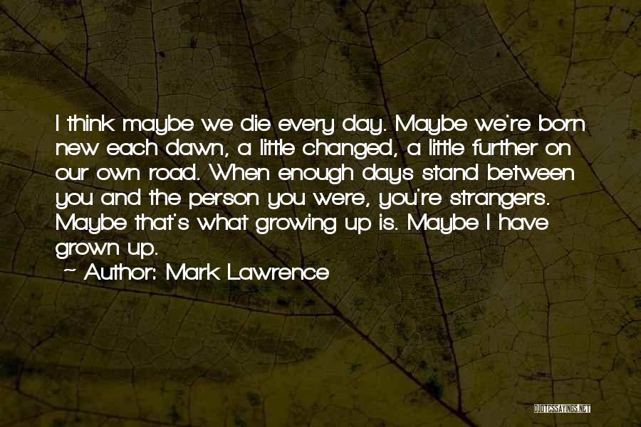When You're Born Quotes By Mark Lawrence