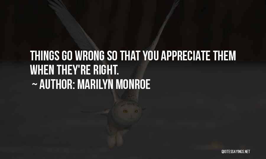 When You're Wrong Quotes By Marilyn Monroe