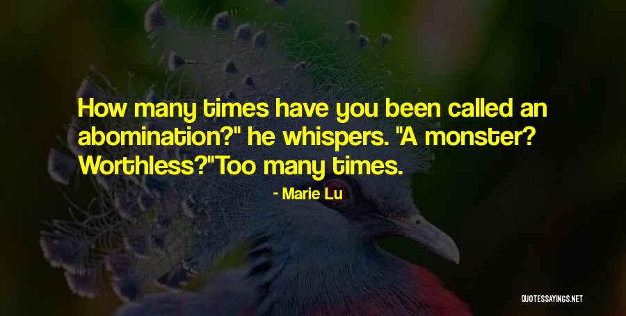 When You've Been Hurt So Many Times Quotes By Marie Lu