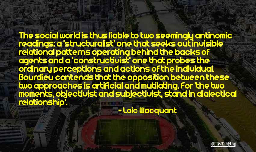 Where Do We Stand Relationship Quotes By Loic Wacquant Where Do We Stand Relationship Quotes By Loic Wacquant