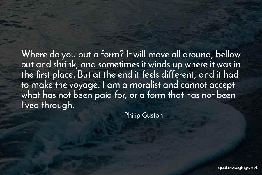 Where I Lived What I Lived For Quotes By Philip Guston