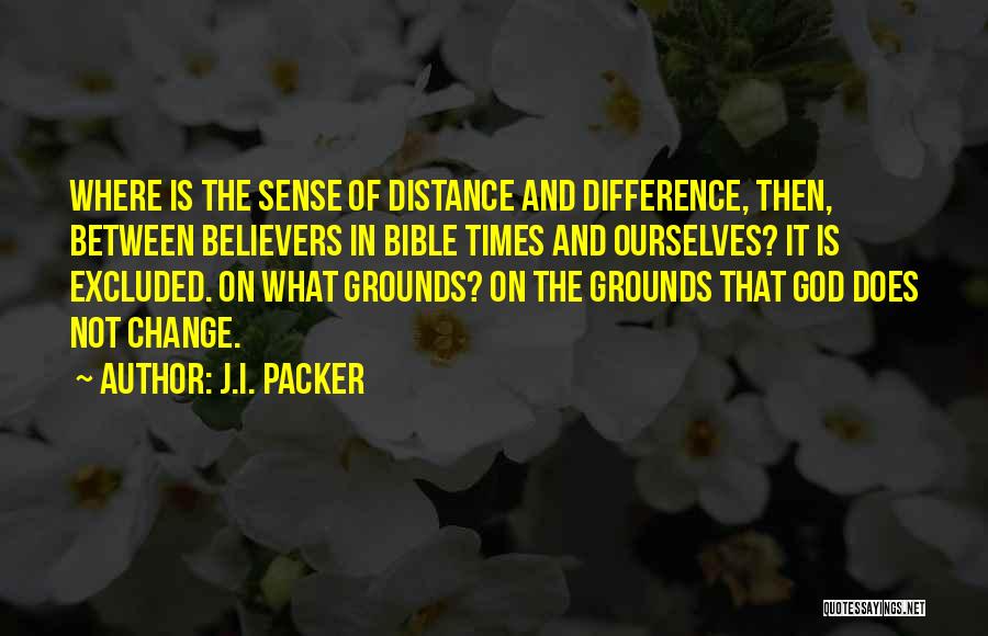 Where Is God Bible Quotes By J.I. Packer