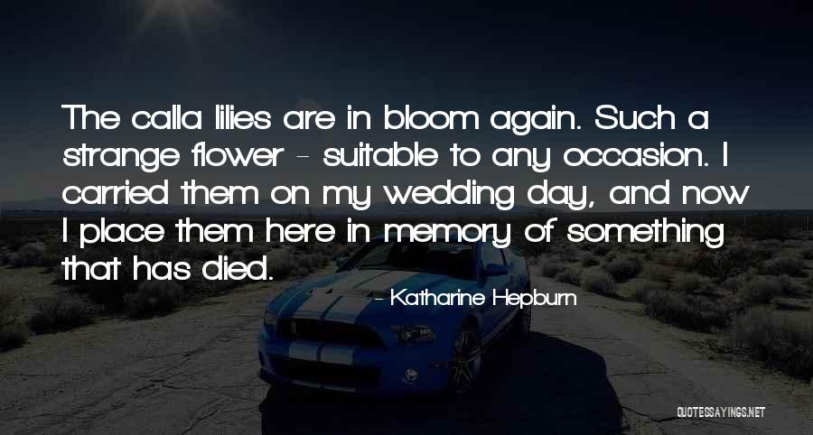Where The Lilies Bloom Quotes By Katharine Hepburn Where The Lilies Bloom Quotes By Katharine Hepburn