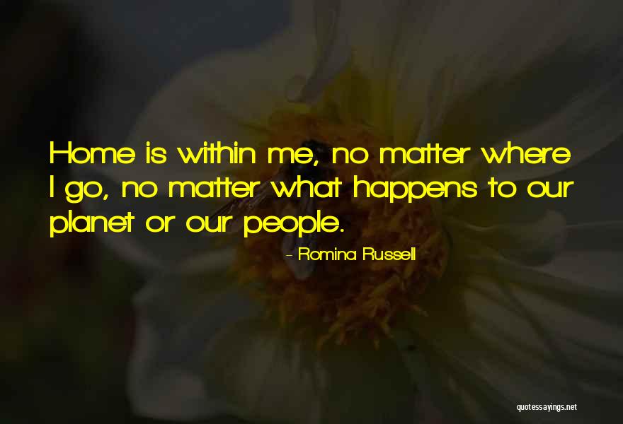 Where To Go Quotes By Romina Russell