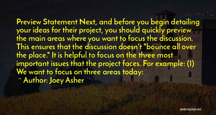 Where To Next Quotes By Joey Asher