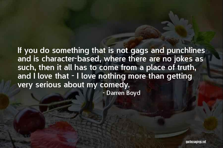 Where To Place Quotes By Darren Boyd