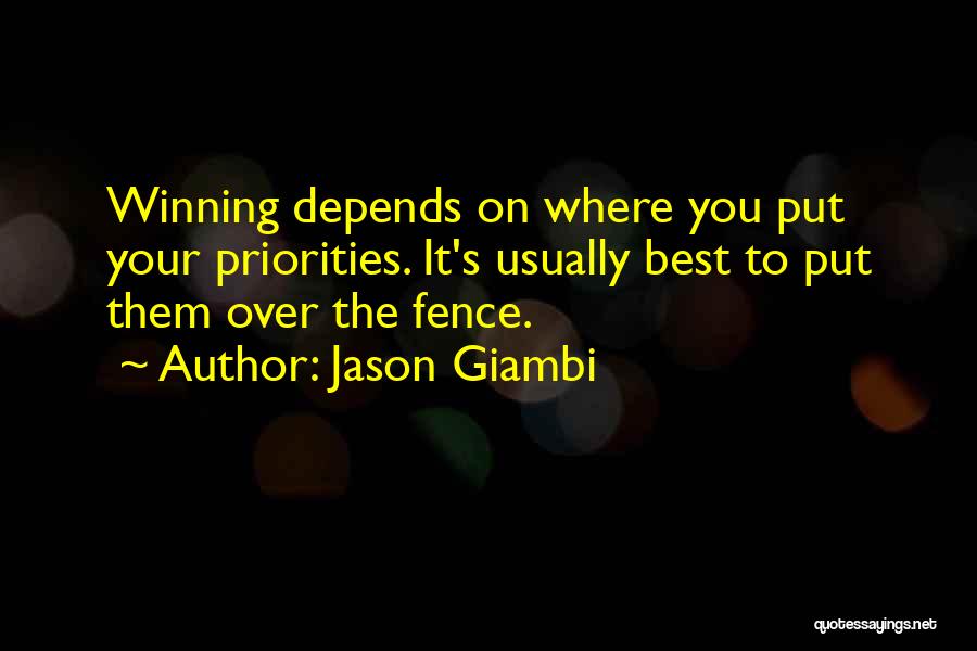 Where To Put Quotes By Jason Giambi