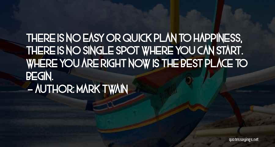 Where You Are Right Now Quotes By Mark Twain