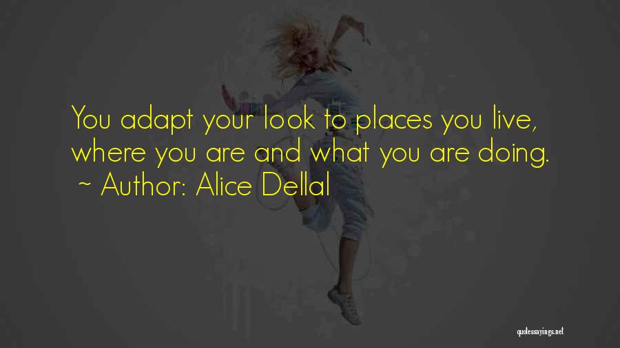 Where You Live Quotes By Alice Dellal