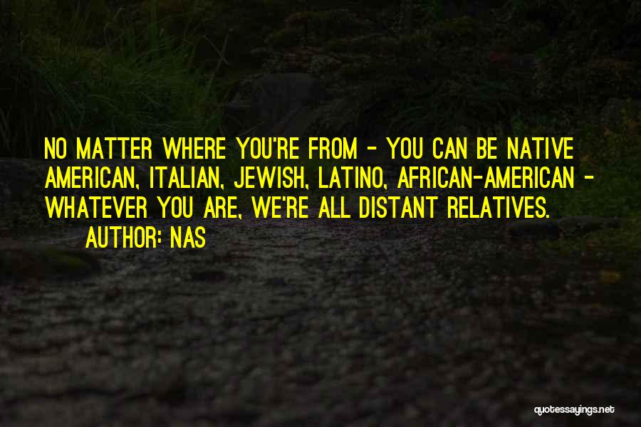 Where You're From Quotes By Nas