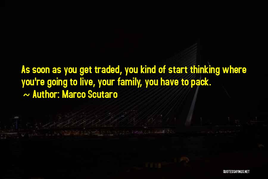 Where You're Going Quotes By Marco Scutaro