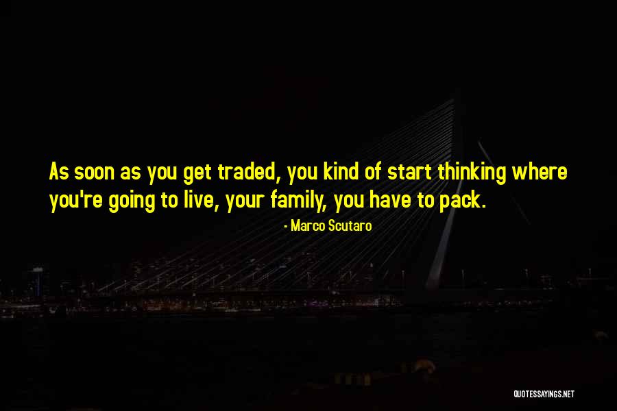 Where You're Going Quotes By Marco Scutaro