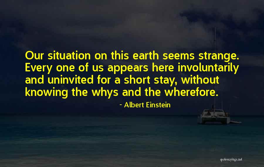 Wherefore Quotes By Albert Einstein