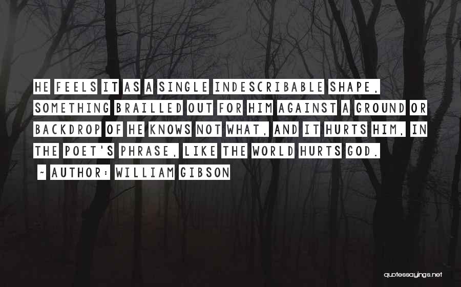 Where's God When It Hurts Quotes By William Gibson