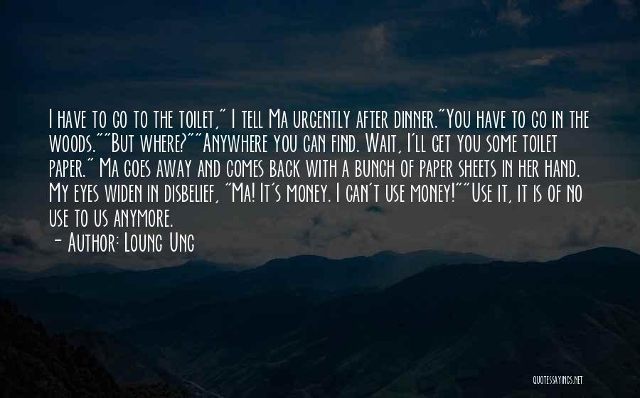 Where's My Money Quotes By Loung Ung