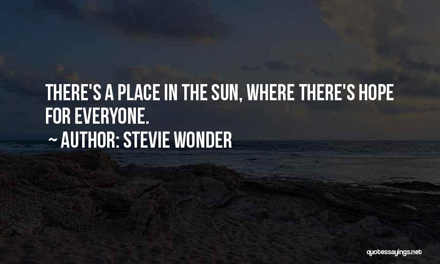 Where's The Sun Quotes By Stevie Wonder