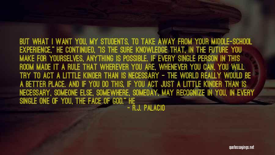 Wherever You Are In The World Quotes By R.J. Palacio Wherever You Are In The World Quotes By R.J. Palacio