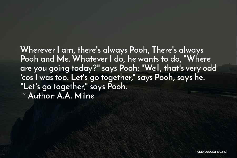 Wherever You Go There You Are Quotes By A.A. Milne