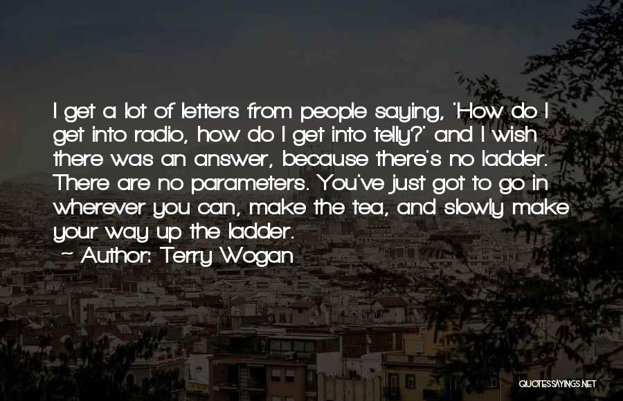 Wherever You Go There You Are Quotes By Terry Wogan