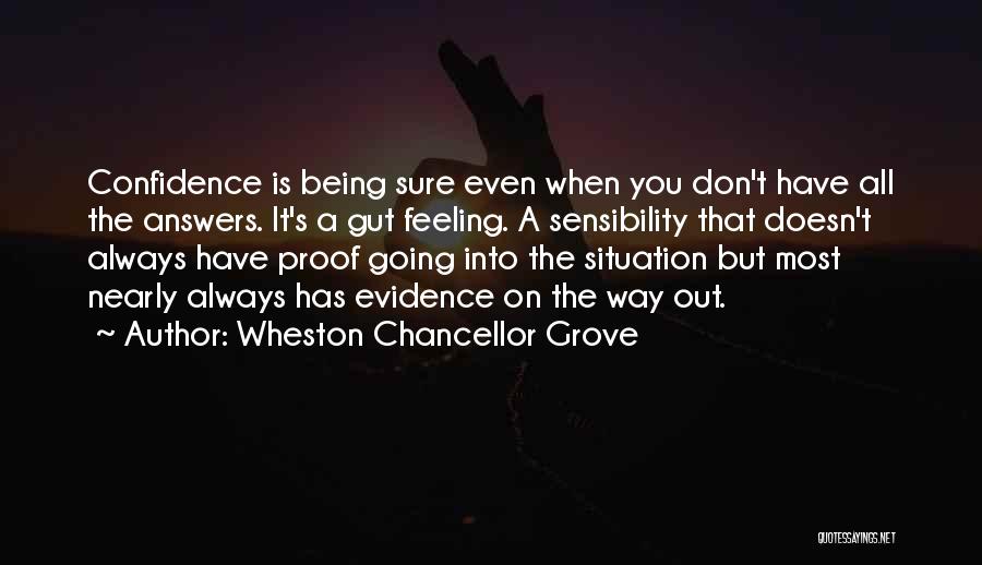 Wheston Chancellor Grove Quotes 682774