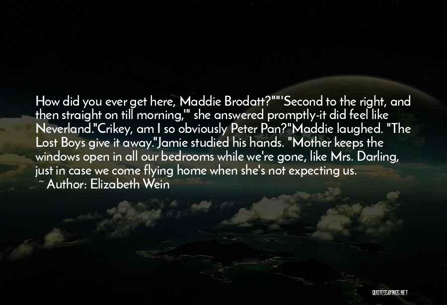 While I Am Away Quotes By Elizabeth Wein