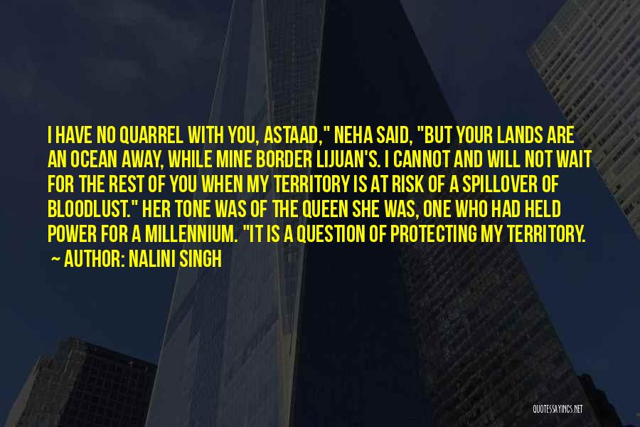 While Your With Her Quotes By Nalini Singh