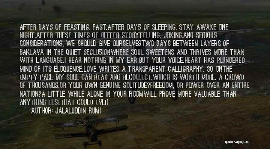 While You're Sleeping Quotes By Jalaluddin Rumi