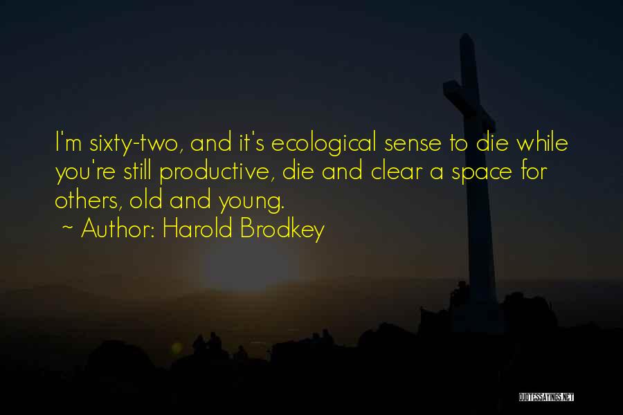 While You're Young Quotes By Harold Brodkey