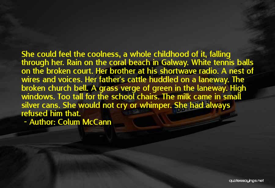 Whimper Quotes By Colum McCann