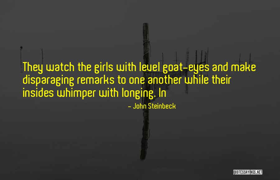 Whimper Quotes By John Steinbeck